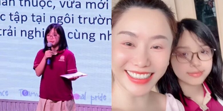 Thỏ đạt thành tích học giỏi nhất khối, đại diện học sinh lên phát biểu trong ngày khai giảng.