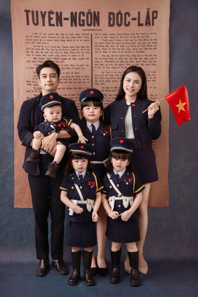 Ái nữ nhà Vân Trang đều năng động, có năng khiếu nghệ thuật.