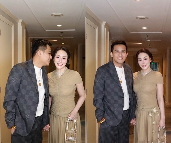Sao Việt 24h: Hồ Quỳnh Hương tình tứ bên chồng doanh nhân; Con gái Ngô Thanh Vân chập chững những bước đi đầu tiên - 1