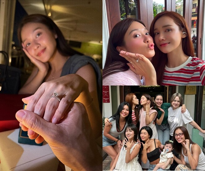 Sao Việt 24h: Nhã Phương thân thiết bên Khả Ngân, mừng khi đàn em khoe nhẫn; NSƯT Chí Trung vi vu cùng bạn gái kém 17 tuổi - 1