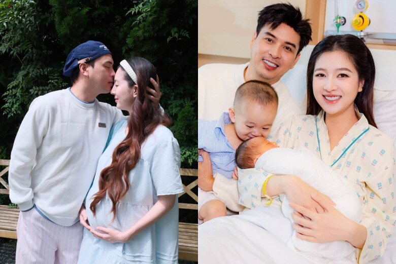 Bé Hin hạnh phúc khi lên chức anh.