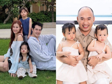 Giải trí - Sao Việt 24h: Ông Cao Thắng hóa "người cá" khi đi biển cùng vợ con, Tiến Luật sung sướng vì được con gái khen đẹp trai