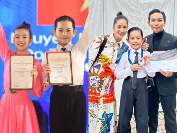 Giải trí - Con trai Khánh Thi - Phan Hiển nhận 2 Huy chương Bạc trong ở Trung Quốc, 4 năm liền đón sinh nhật trên sàn đấu