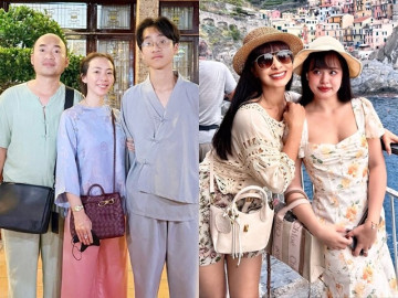 Sao Việt đón con du học về: Quý tử của Thu Trang - Tiến Luật có chứng chỉ ở Pháp, Thúy Hạnh khoe bữa cơm hè