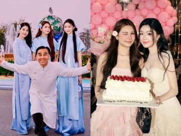 Quyền Linh làm sinh nhật 18 tuổi cho 2 cô con gái: Lọ Lem như công chúa, Hạt Dẻ tổ chức trên du thuyền sang chảnh