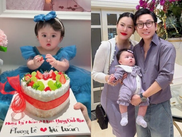 Con gái của Phương Lê mừng kỷ niệm 2 năm ngày bố mẹ đính hôn, bé Thụy Yên được NSƯT Vũ Luân hứa tặng quà