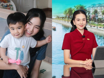 Mai Ngọc "sống 2 cuộc đời": Lúc một tay chăm quý tử khi vắng bác giúp việc, lúc làm MC sang chảnh