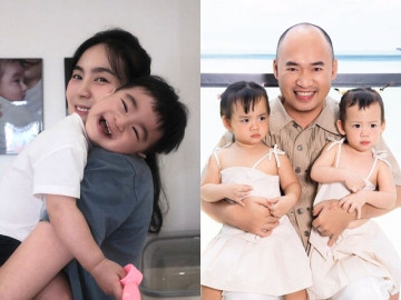 Sao Việt 24h: Mai Ngọc thích thú vì con trai biểu cảm thay đổi như thời tiết; Tiến Luật "bó tay" với 2 con gái song sinh