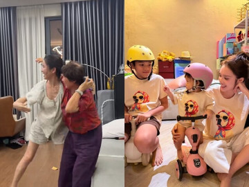 Sao Việt 24h: Chu Thanh Huyền ôm chầm mẹ chồng mừng Quang Hải kiến tạo; Quỳnh Lương có những ngày "không làm chủ được cảm xúc"