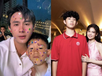 Sao Việt 24h: Bạn trai Diệp Lâm Anh "hợp cạ" với con riêng của người yêu; Con trai Trương Quỳnh Anh lần đầu tự đi học