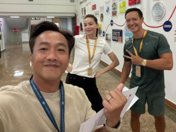 Giải trí - Hồ Ngọc Hà, Kim Lý hội ngộ Cường Đô La khi đi họp phụ huynh cho Subeo, doanh nhân phố núi cảm ơn vợ Đàm Thu Trang