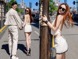 Hotgirl Hà Nội đẻ con cho cựu cầu thủ cao 1m86, sau sinh khoe dáng nuột bên 2 con gái riêng xinh như hoa hậu