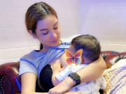 Yêu con - Mẹ bỉm xinh đẹp, dáng nõn nà cho con ăn khiến dân tình nức nở "Bố đứa trẻ thật hạnh phúc!"