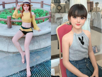 Yêu con - Bé học sinh Hà Nội quá xinh liên tục xuất hiện trên VTV, nhìn sang mẹ ruột là cô giáo búp bê đình đám MXH mới giật mình