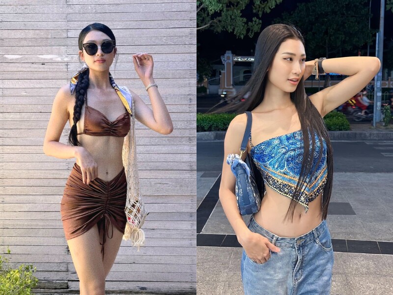 Sở hữu nhan sắc xinh đẹp, đôi chân dài đẹp nuột nà, hot girl gen Z này từng 5 lần thi hoa hậu.