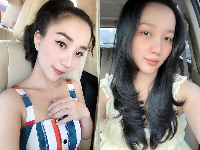 Mỹ nhân này là hot girl Trường Sân khấu - Điện ảnh một thời, thu hút người đối diện với nhan sắc ngọt ngào, ngũ quan mềm mại.