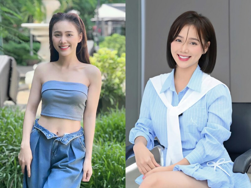 Mỹ nhân Hà Nội này sở hữu nhan sắc xinh như hoa, cùng má lúm đồng tiền đẹp duyên dáng.
