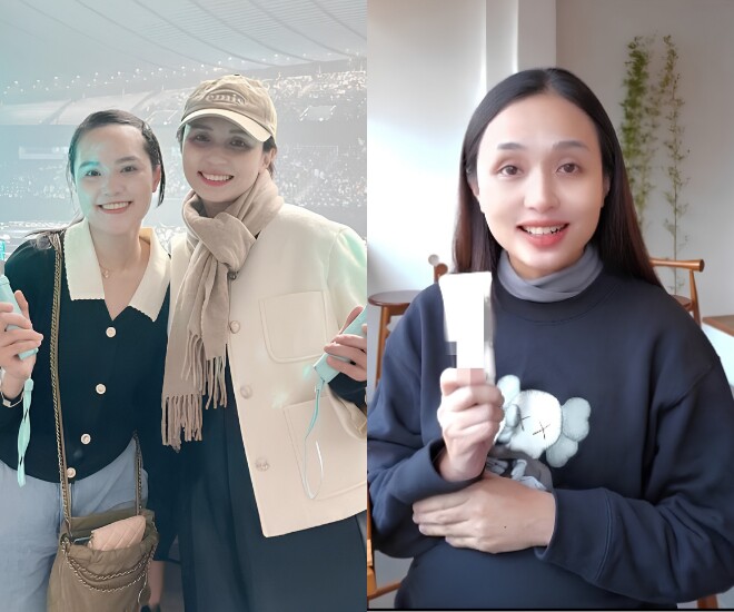 Tiểu thư Hà thành bầu bí dáng vẫn thon gọn, nhan sắc rạng rỡ.