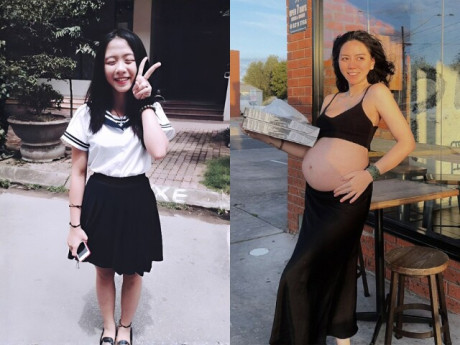 Hotgirl trường cấp 3 ở Hà Nội có mẹ là hiệu phó nổi tiếng, mặc bikini khoe dáng nuột nà sau sinh con đầu lòng