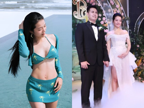 Bà bầu - Mỹ nữ TP.HCM lấy doanh nhân công khai bụng bầu giữa đám cưới, sinh xong mặc bikini khoe dáng nuột, ở cơ ngơi 4 tầng