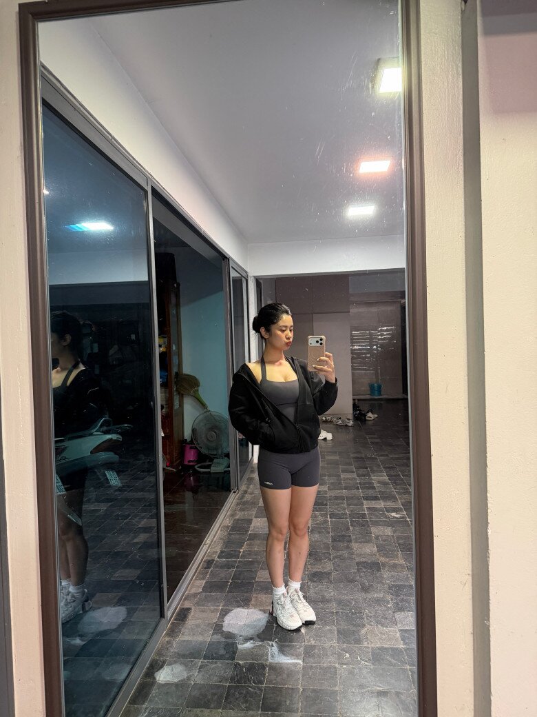Mỹ nhân lãi được body săn chắc sau thời gian kiên trì tập luyện.