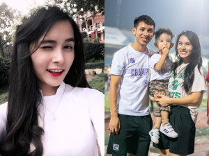 Hot girl người Tày xinh như hoa, khiến chàng cầu thủ Việt quyết tâm theo đuổi, về sinh 2 con được thưởng biệt thự 4 tầng