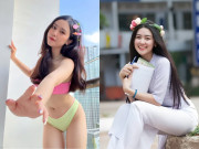 Bà bầu - Thiếu nữ Gia Lai xinh như thiên thần, sinh con với chồng phó chủ tịch giờ mặc áo tắm khoe dáng đẹp mơn mởn