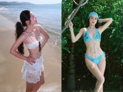 Bà bầu - Cô giáo hot girl ở TP.HCM được chồng Tây chi trăm triệu đi đẻ, sinh xong mặc áo tắm khoe dáng vạn người mê