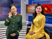 Bà bầu - MC bụng bầu 8 tháng dẫn thời sự nhưng khán giả không hề hay biết, khoe sắc rạng rỡ bên chồng làm ở VTV