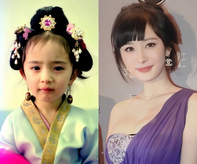 Dương Mịch từ sao nhí thành sao hạng A, giờ là mẹ một con xinh đẹp.