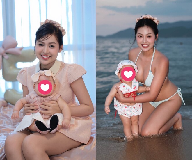 Mẹ bỉm tái xuất đường đua bikini sau sinh nhận cơn mưa lời khen.