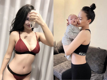 Búp bê DJ ở Điện Biên đẻ 3 con vẫn đẹp mơn mởn như gái son, mê diện đồ bơi khoe dáng bỉm sữa căng tràn