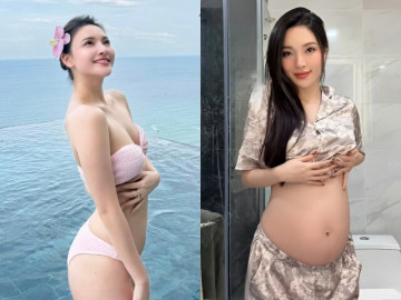 Mỹ nhân phim giờ vàng VTV sắp sinh dáng vẫn nhỏ xíu, được cưng chiều dưỡng thai trong cơ ngơi giữa Hà Nội