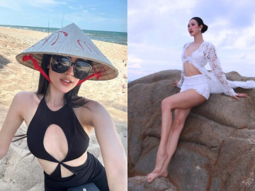 Mỹ nhân Ninh Bình cao 1m75 đẹp như Hoa hậu bí mật mang bầu sinh quý tử, sau sinh khoe eo cực phẩm