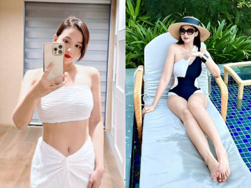 Bà bầu - Mỹ nhân VTV mang bầu được chồng thưởng quà 4 tỷ, đẻ xong mặc bikini đẹp mơn mởn, ở cung điện 60 tỷ