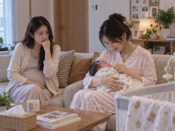 Thương bạn thân mang bầu nên tôi hết lòng chăm sóc, ngày cô ấy sinh, nhìn mặt đứa trẻ tôi đứng không vững