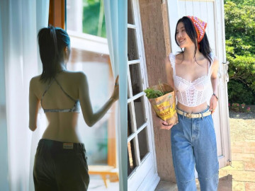 Bà bầu - Mỹ nhân má lúm cao 1m78 có body như tạc tượng, bí mật sinh con với thiếu gia giờ đẹp hút hồn sau sinh