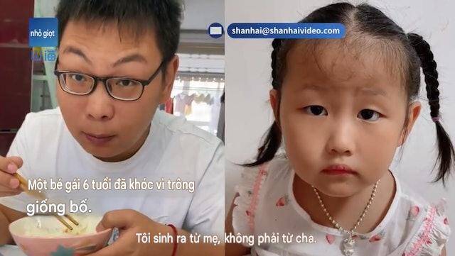 Đi đâu cũng được khen giống bố, bé gái vừa khóc vừa nói amp;#34;giống bố thì xấu lắmamp;#34; làm dân tình cười bò - 3