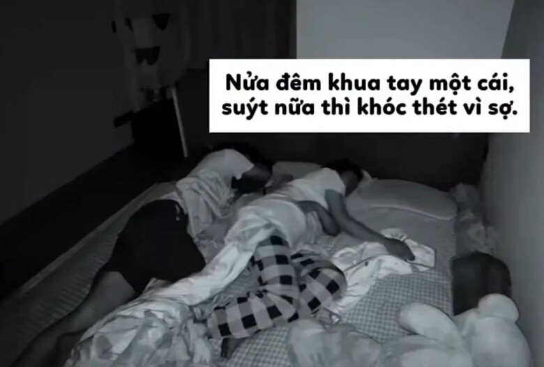 Camera ghi lại cảnh cặp vợ chồng hốt hoảng tìm con mất tích giữa đêm và cái kết “cười đau ruột” - 1
