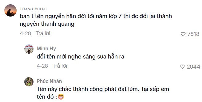 Đứa trẻ vừa chào đời được đặt tên khai sinh là Nguyễn Hận Đời, lên lớp 7 được sửa thành cái tên rất sáng sủa - 2
