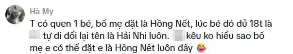 Bố mẹ đặt tên cho con gái là Hồng Nết, đứa trẻ lớn lên quyết đổi thành cái tên vừa hay vừa ý nghĩa - 2