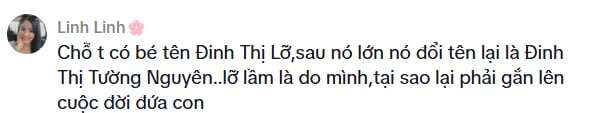 Bố mẹ khai sinh cho con gái tên là Thị Lỡ, đứa trẻ lớn lên tự đổi thành cái tên khác vừa hay vừa ý nghĩa - 2