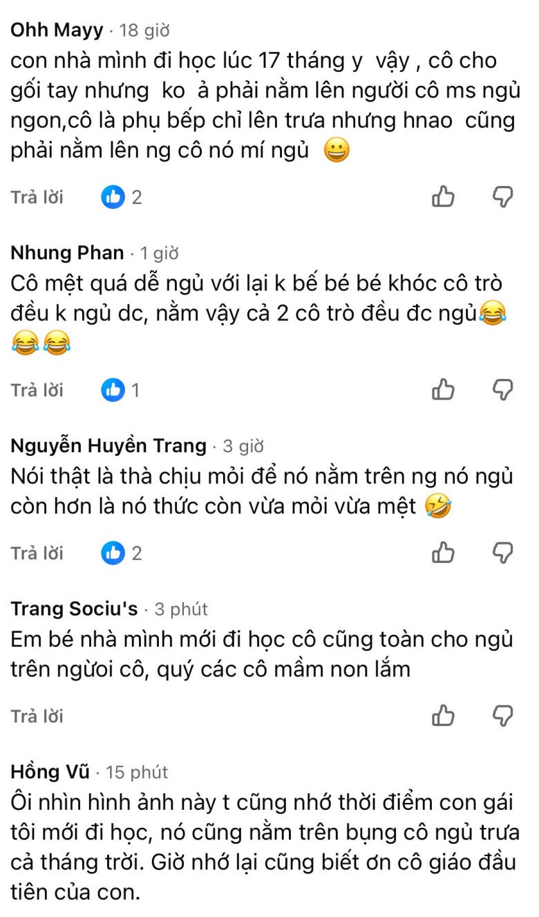 Camera giám sát ghi lại cảnh ngủ trưa ở trường mẫu giáo của con ngày đầu đi lớp khiến bố mẹ ở Hà Nội thi nhau thắc mắc - 4
