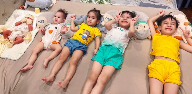 5 nhóc tỳ đáng yêu nhà hot dad Duy Khương khiến không ít bố mẹ bỉm ao ước.