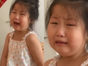 Yêu con - Đi đâu cũng được khen giống bố, bé gái vừa khóc vừa nói "giống bố thì xấu lắm" làm dân tình cười bò