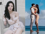 Yêu con - Hot girl tiếp viên hàng không lấy giám đốc ở Hà Nội, 2 năm 2 con vẫn đẹp nõn nà, đường cong rõ rệt chuẩn mỹ nhân