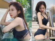 Yêu con - Bà mẹ mặc bikini khoe dáng nõn nà ở bể bơi, nhìn sang cô con gái còn giật mình hơn