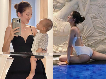 Yêu con - Hot girl Hà thành yêu 4 tháng thì có em bé, đẻ con xong đẹp nõn nà, 3 vòng nóng bỏng như gái 18