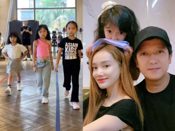 Yêu con - Con gái Trường Giang - Nhã Phương học mẫu nhí cùng cặp song sinh nhà Vân Trang, 3 nhóc tỳ thần thái chuyên nghiệp