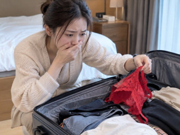 Bà bầu - Chồng đi công tác với sếp qua đêm, khi về thấy món đồ trong vali của anh, tôi hoang mang